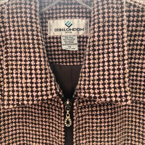 Erin London tweed-inspired zip blazer - Picture 2 of 2